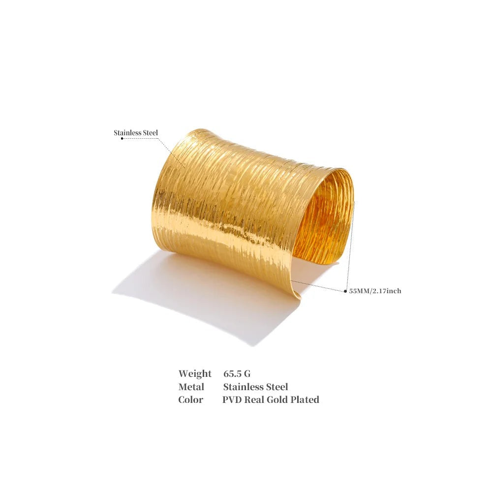 Geometric Bracelet — Gold-Plated Stainless Steel · PS2154