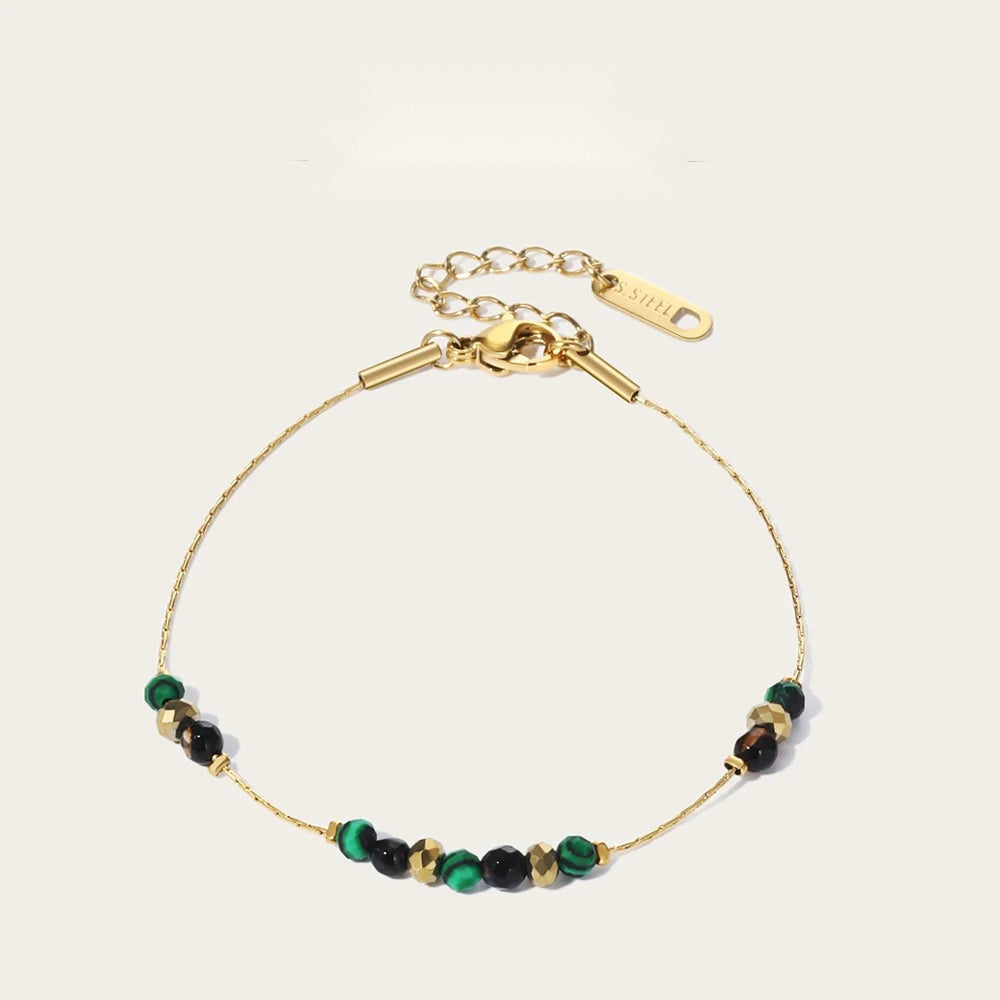Beaded Chain Bracelet — 316L Stainless Steel · PS439