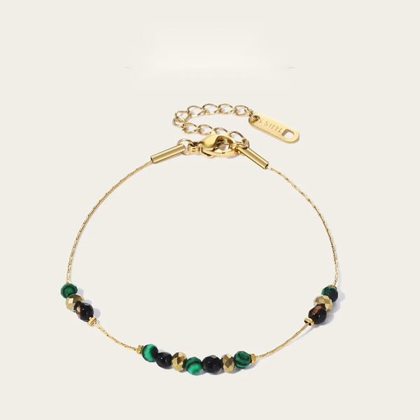 Beaded Chain Bracelet — 316L Stainless Steel · PS439