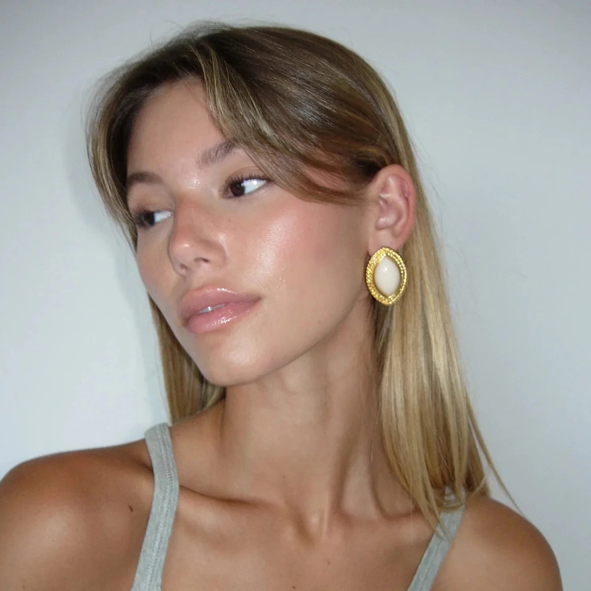 Vintage Earrings — 316L Stainless Steel · PS093