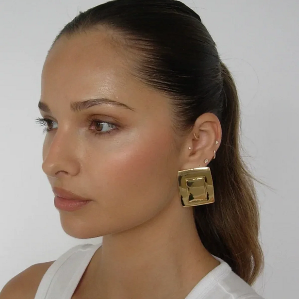 Vintage Earrings — 316L Stainless Steel · PS093