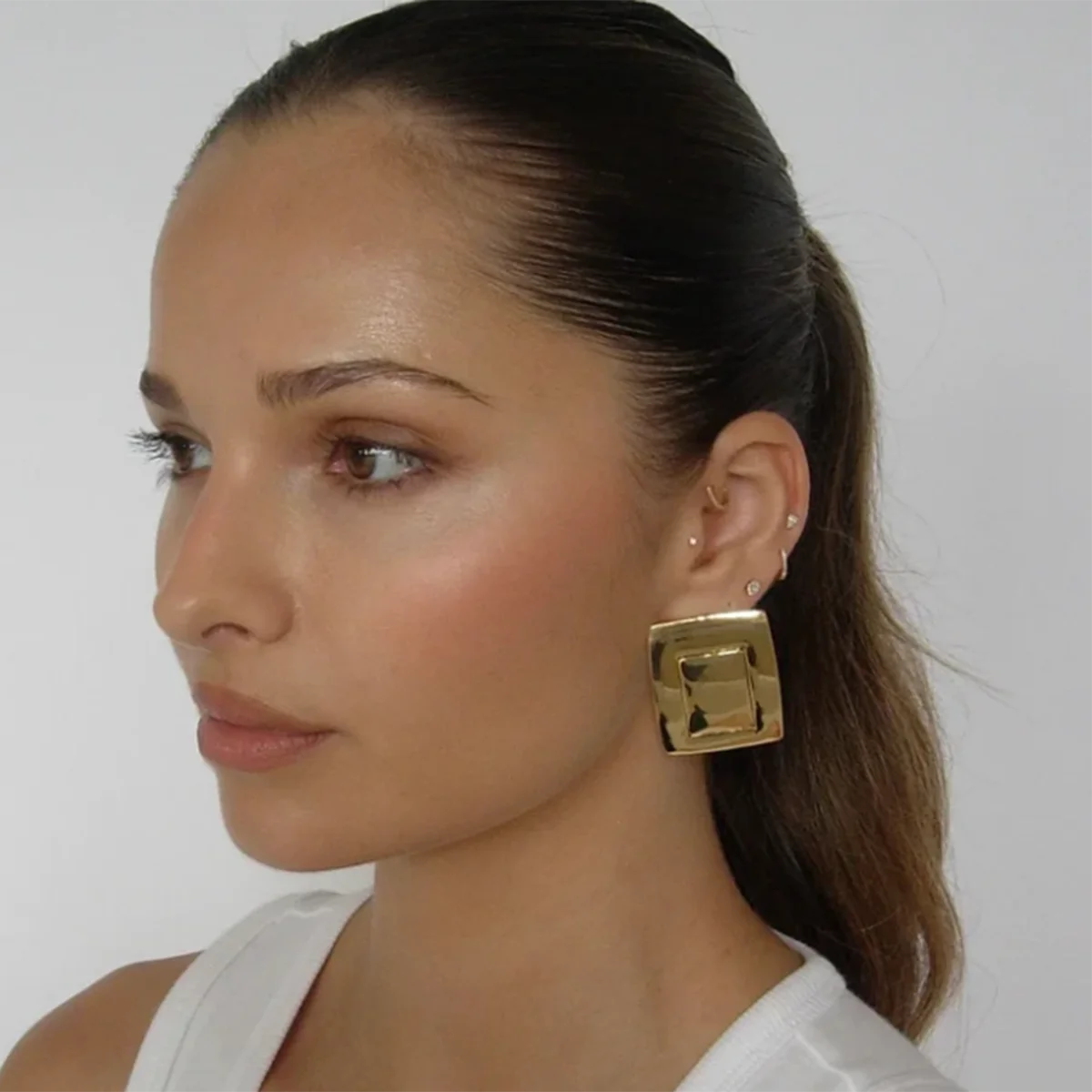 Vintage Earrings — 316L Stainless Steel · PS093