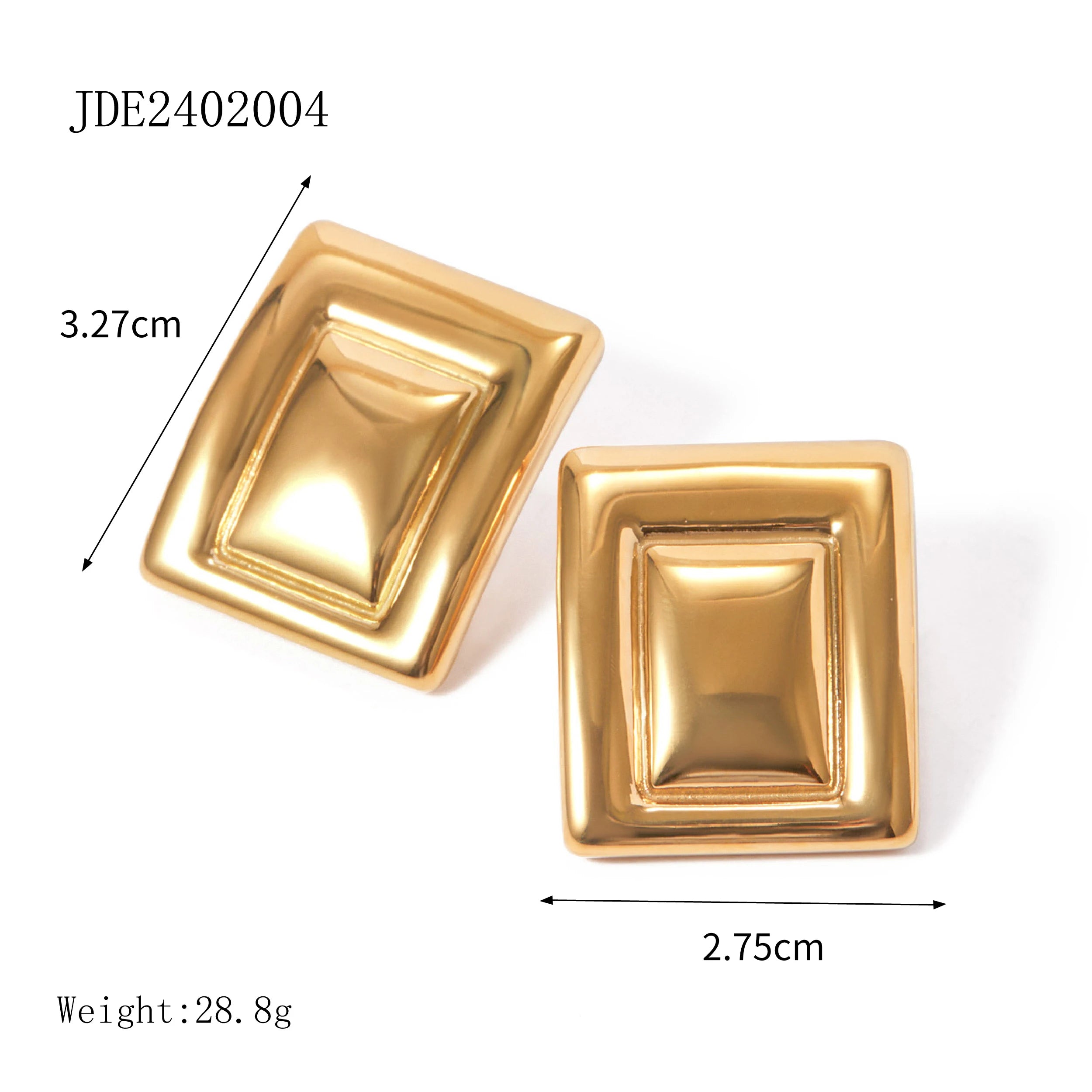 Vintage Earrings — 316L Stainless Steel