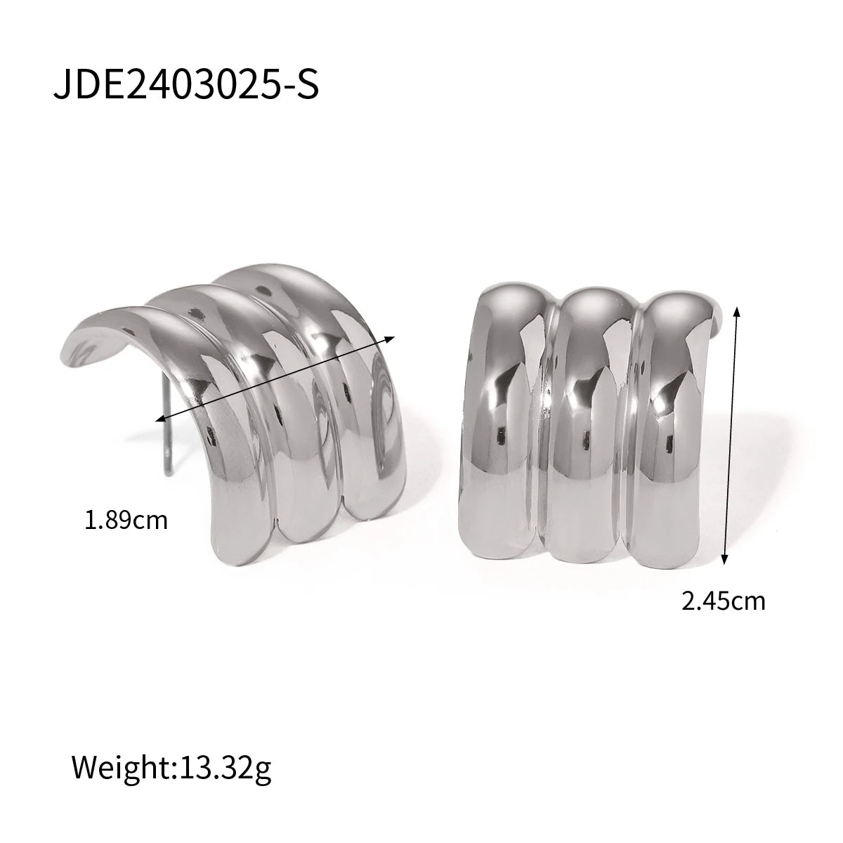 Mixed Vintage Stud Earrings — 316L Stainless Steel
