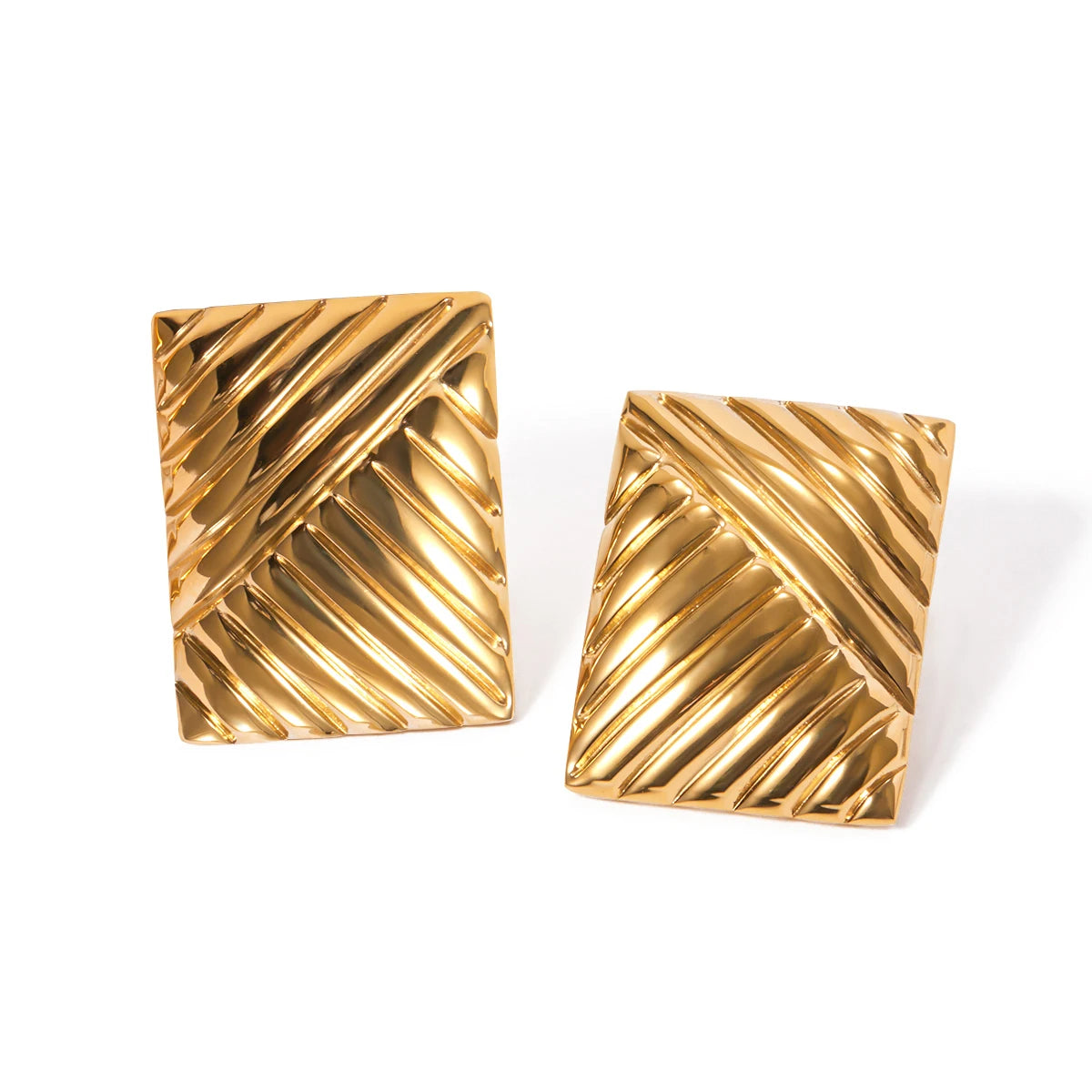 Mixed Vintage Stud Earrings — 316L Stainless Steel · PS094