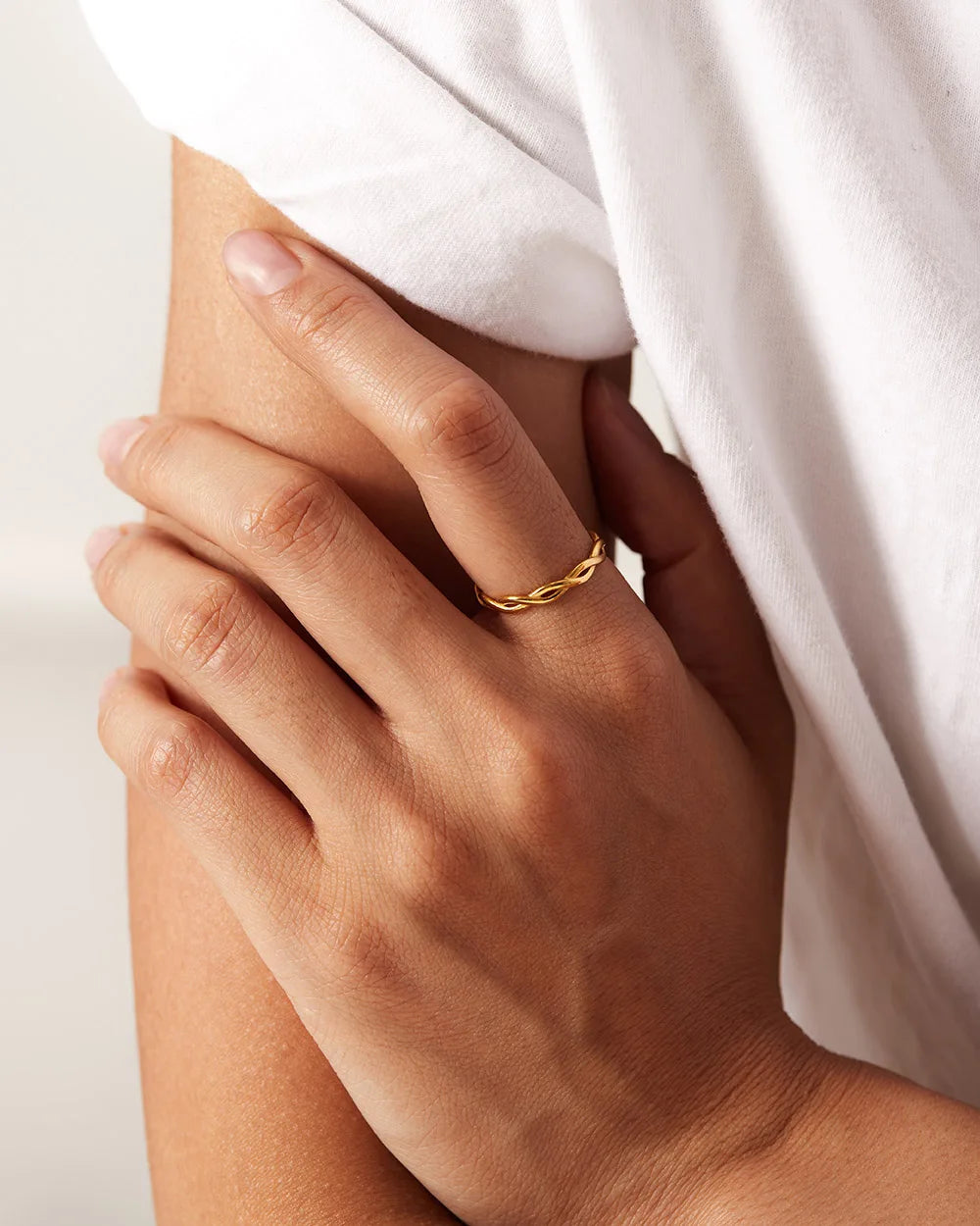 Chunky Mixed Ring Stack — Stainless Steel · PS247