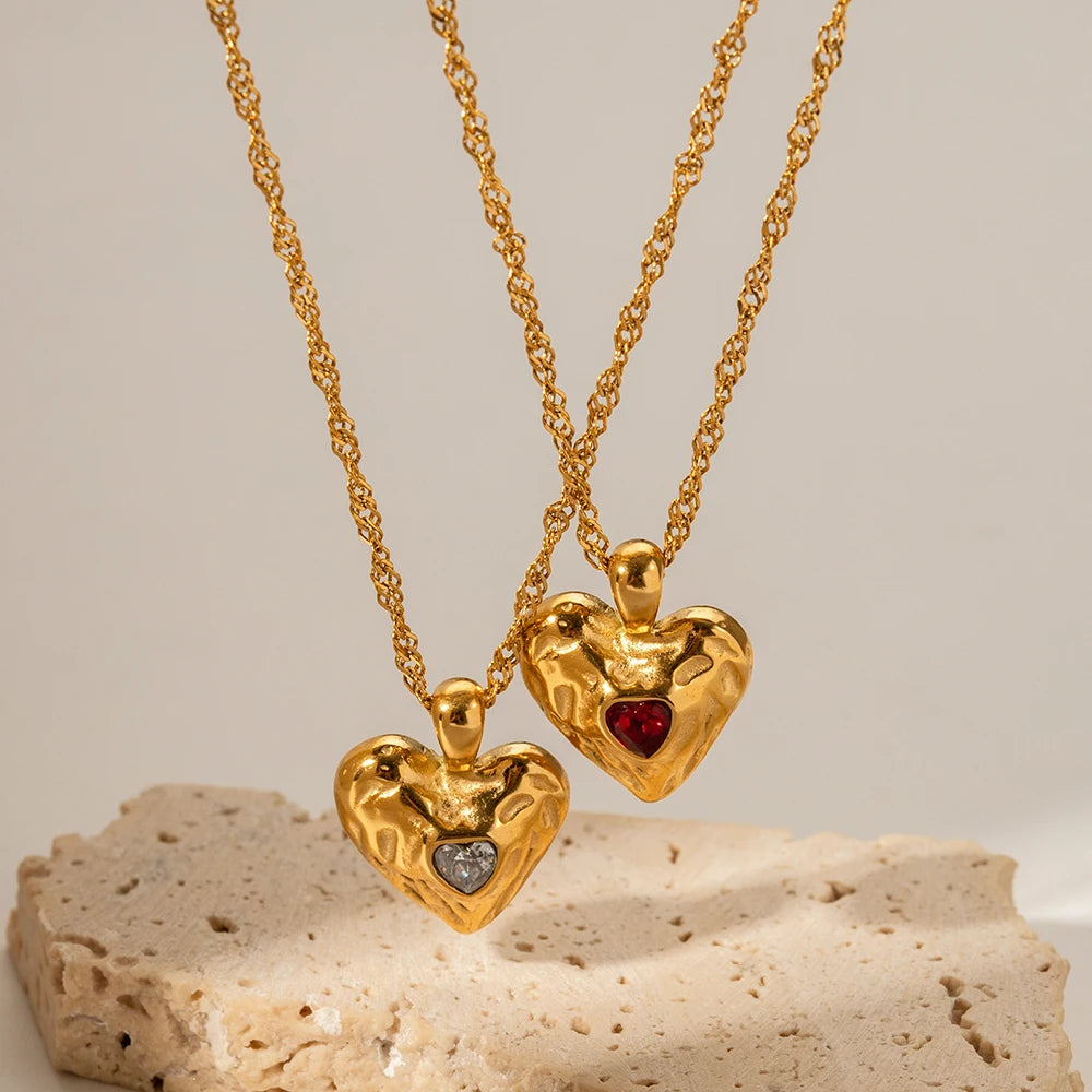 Heart Locket Necklace — 316L Stainless Steel · PS151