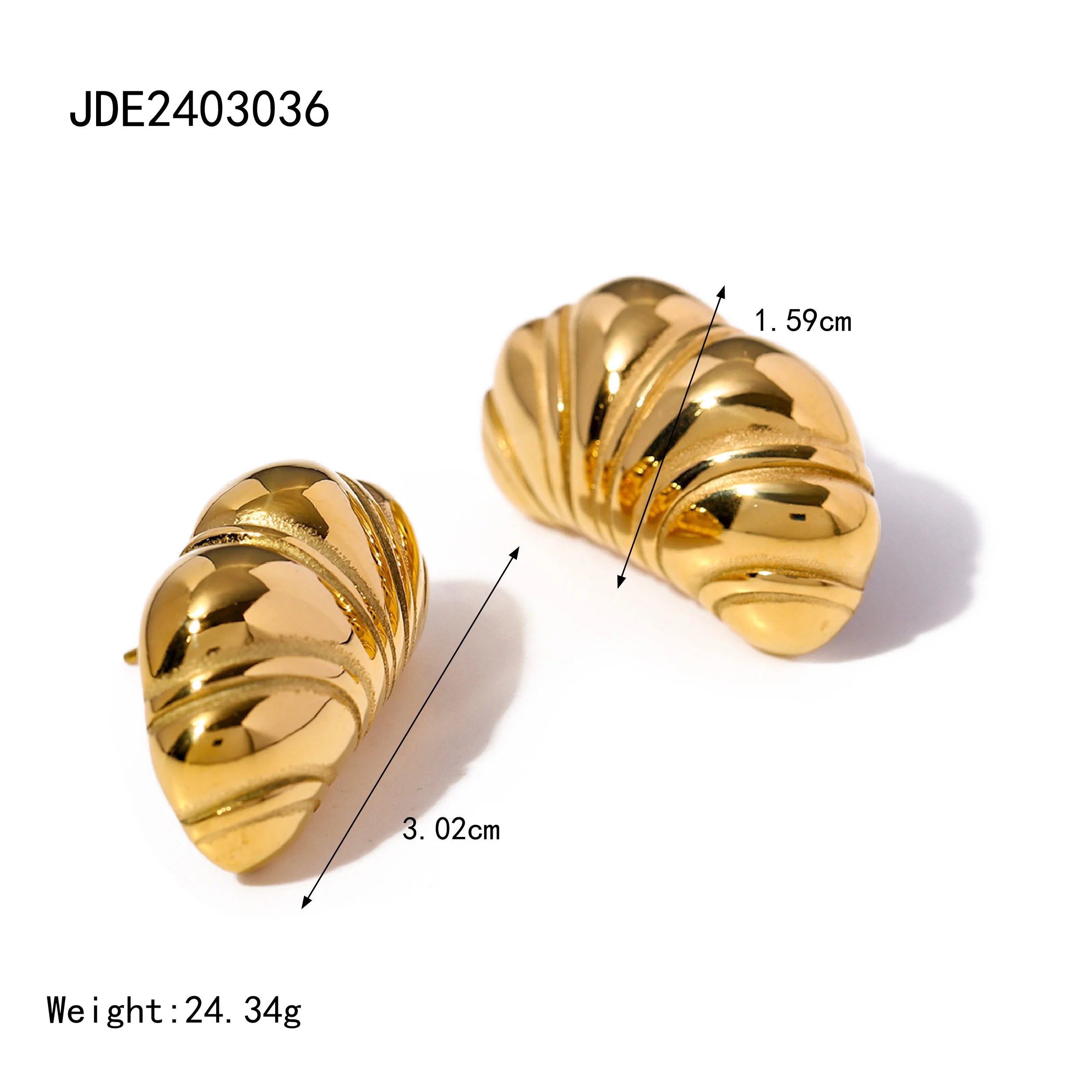 Mixed Vintage Stud Earrings — 316L Stainless Steel