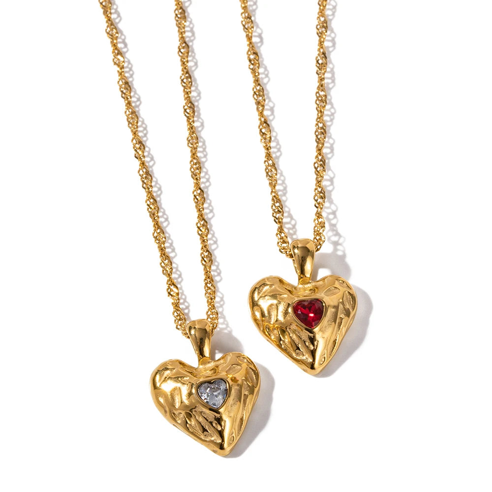 Heart Locket Necklace — 316L Stainless Steel · PS151