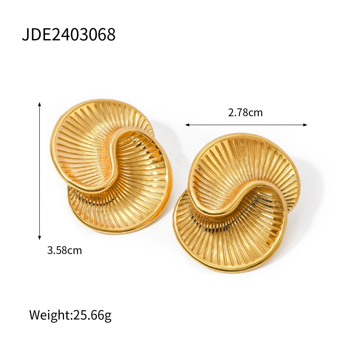 Vintage Earrings — 316L Stainless Steel
