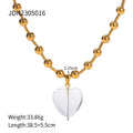 Layered Heart Necklace — Stainless Steel · PS152