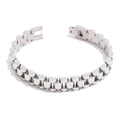 Geometric Chain Bracelet — Gold-Plated Stainless Steel · PS1930