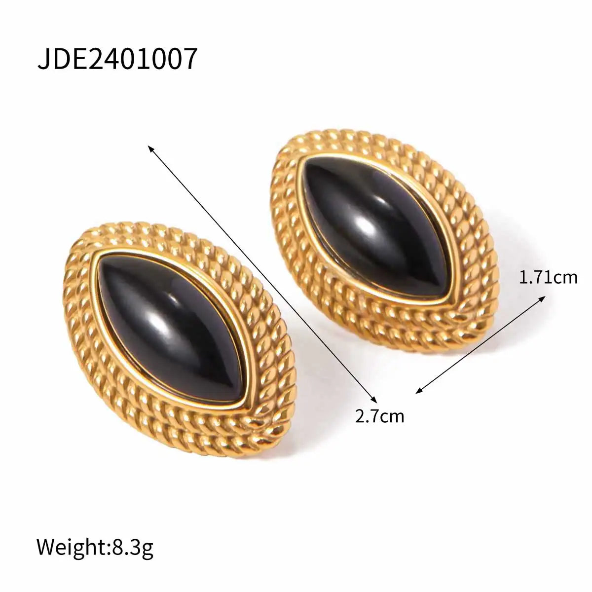 Vintage Earrings — 316L Stainless Steel