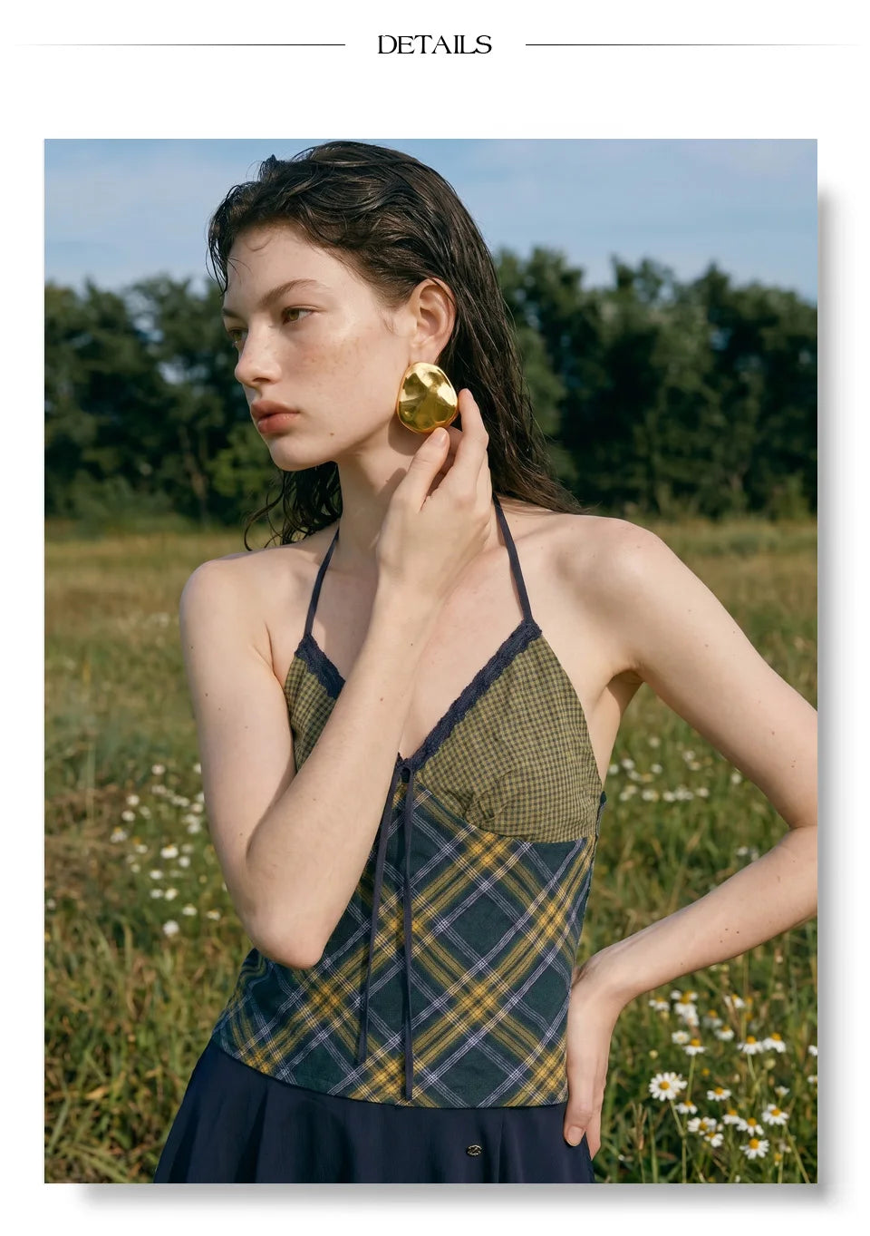 Geometric Earrings — Gold-Plated Stainless Steel · PS1530