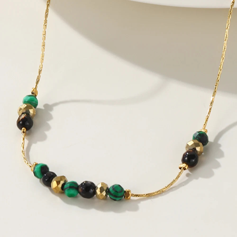 Beaded Chain Bracelet — 316L Stainless Steel · PS439