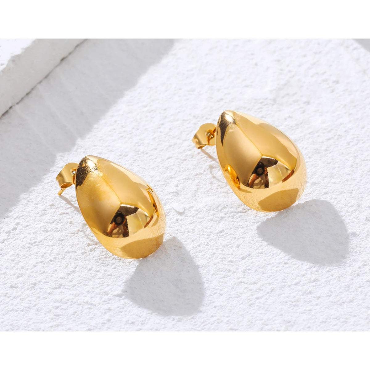 Drop Earrings Glossy — 316L Stainless Steel · PS448