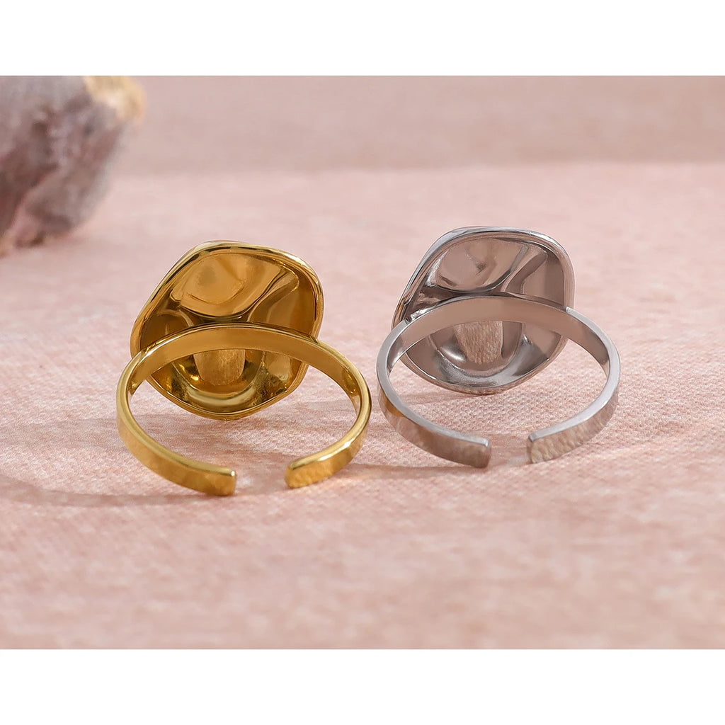 Irregular Vintage Ring — Stainless Steel · PS416