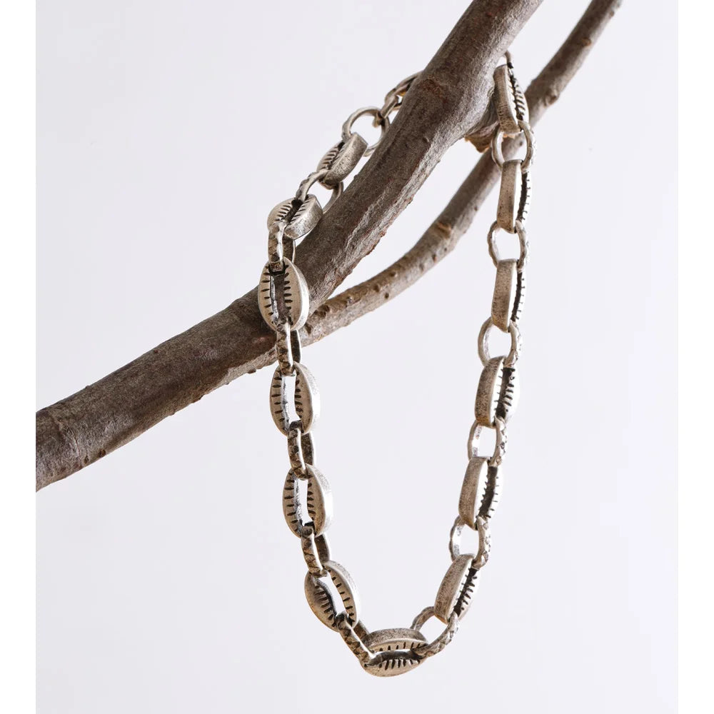 Vintage Geometric Chain Bracelet — Gold-Plated Stainless Steel · PS1366