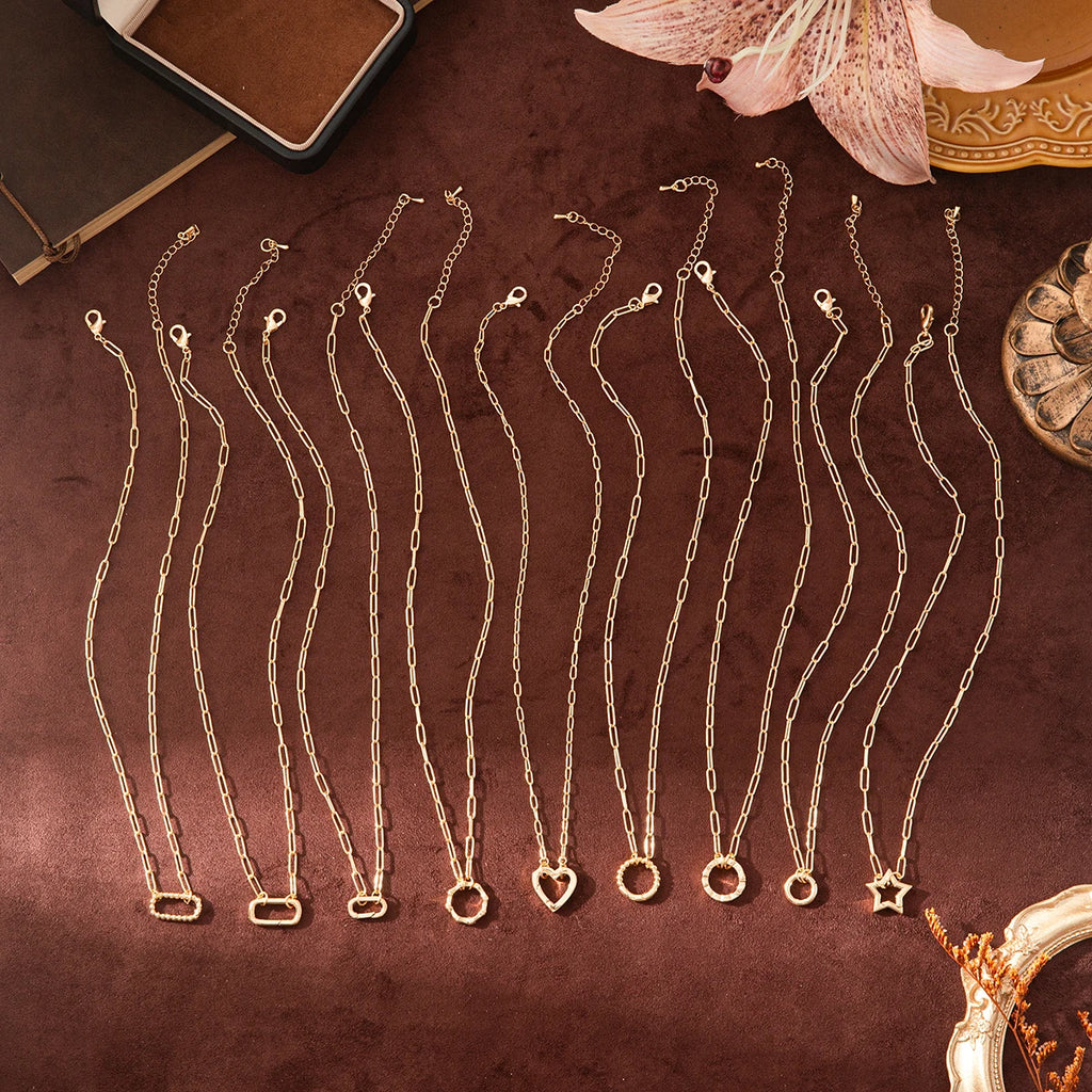 【DIY Chain】Simple Necklace Cooper Gold-plated Chain
