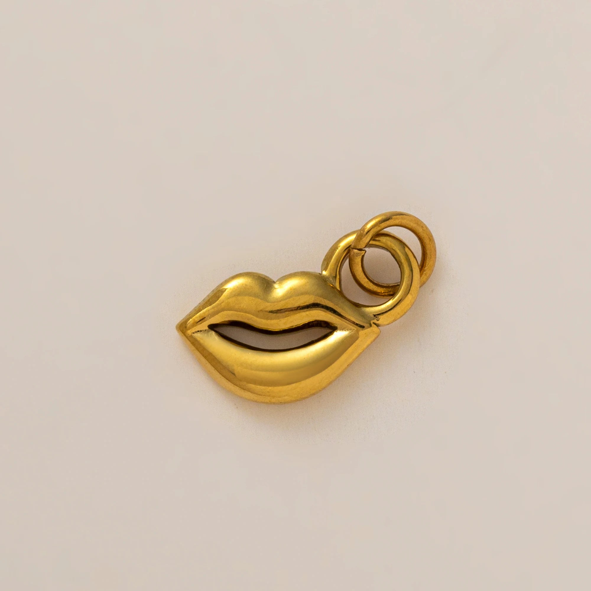 【DIY Pendant】18K Gold Plated Stainless Steel Charm Pendant - PS025