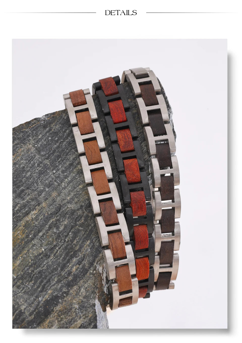 Vintage Geometric Chain Bracelet — Gold-Plated Stainless Steel · PS2204