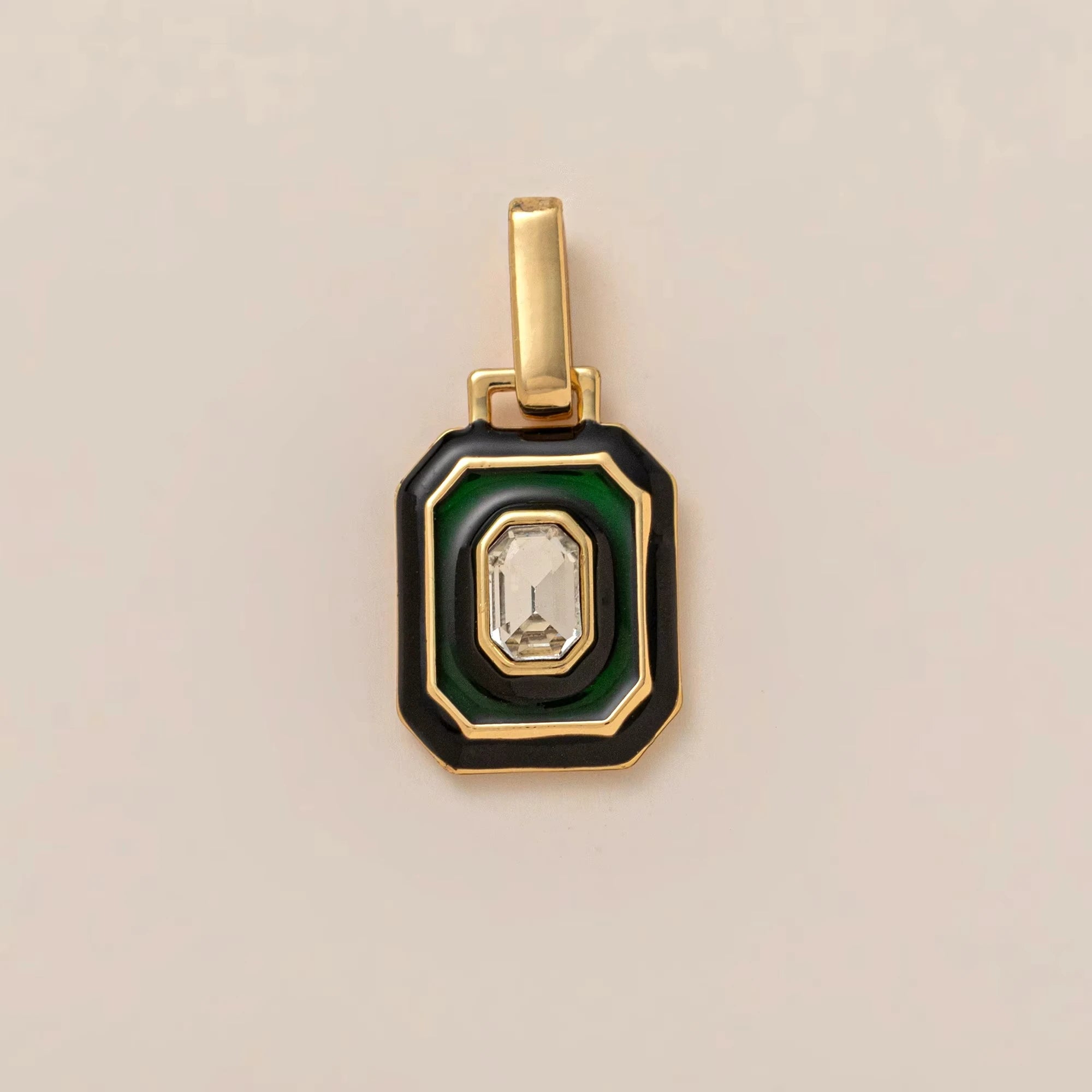 【DIY Pendant】Copper Diamond Accented Charm Pendant - PC003