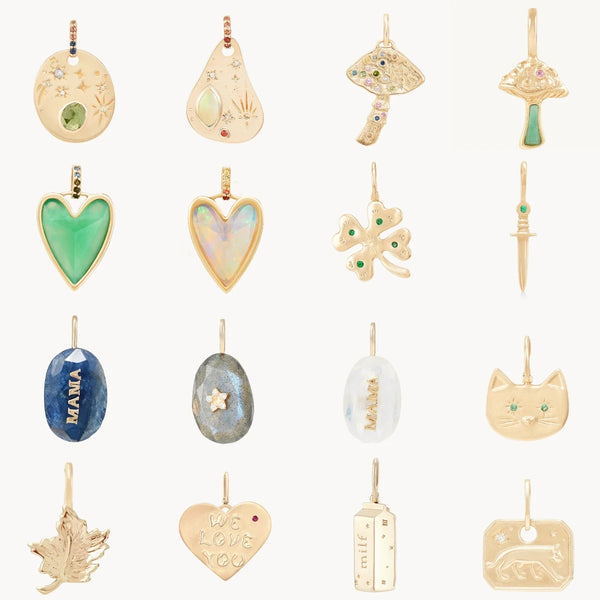 【DIY Pendant】Copper Zircon Charm Pendant - PC007