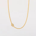 【DIY Pendant】Stainless Steel Birthstone Charm Pendant - PS009
