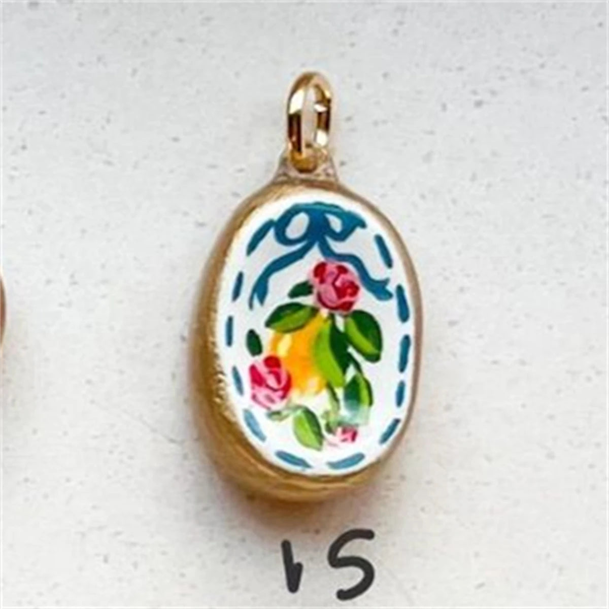 【DIY Pendant】Copper Colorful Cartoon Charm Pendant - PC004