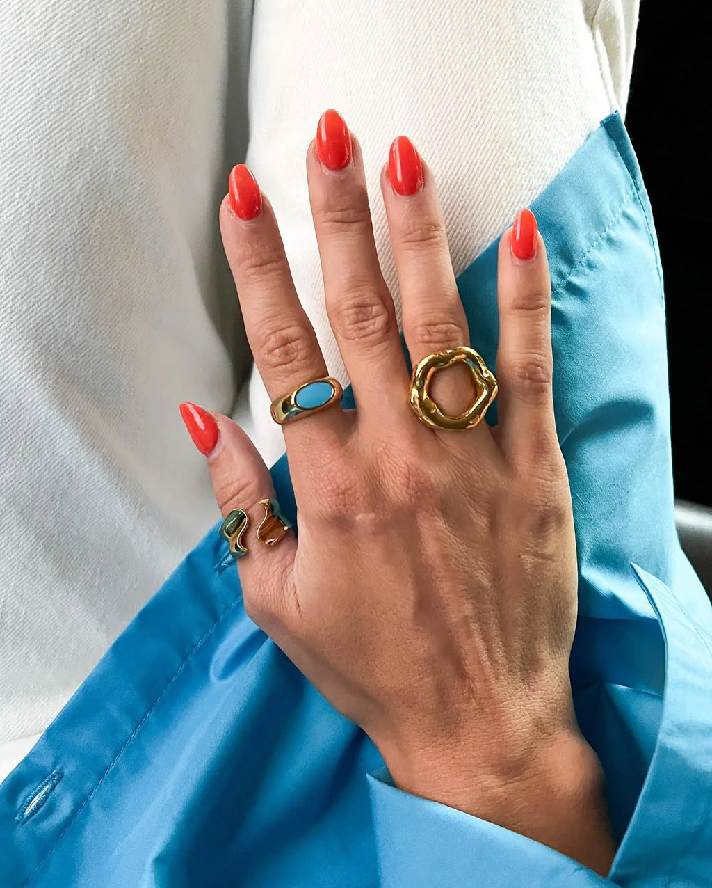 Statement Ring Stack — Stainless Steel · PS251