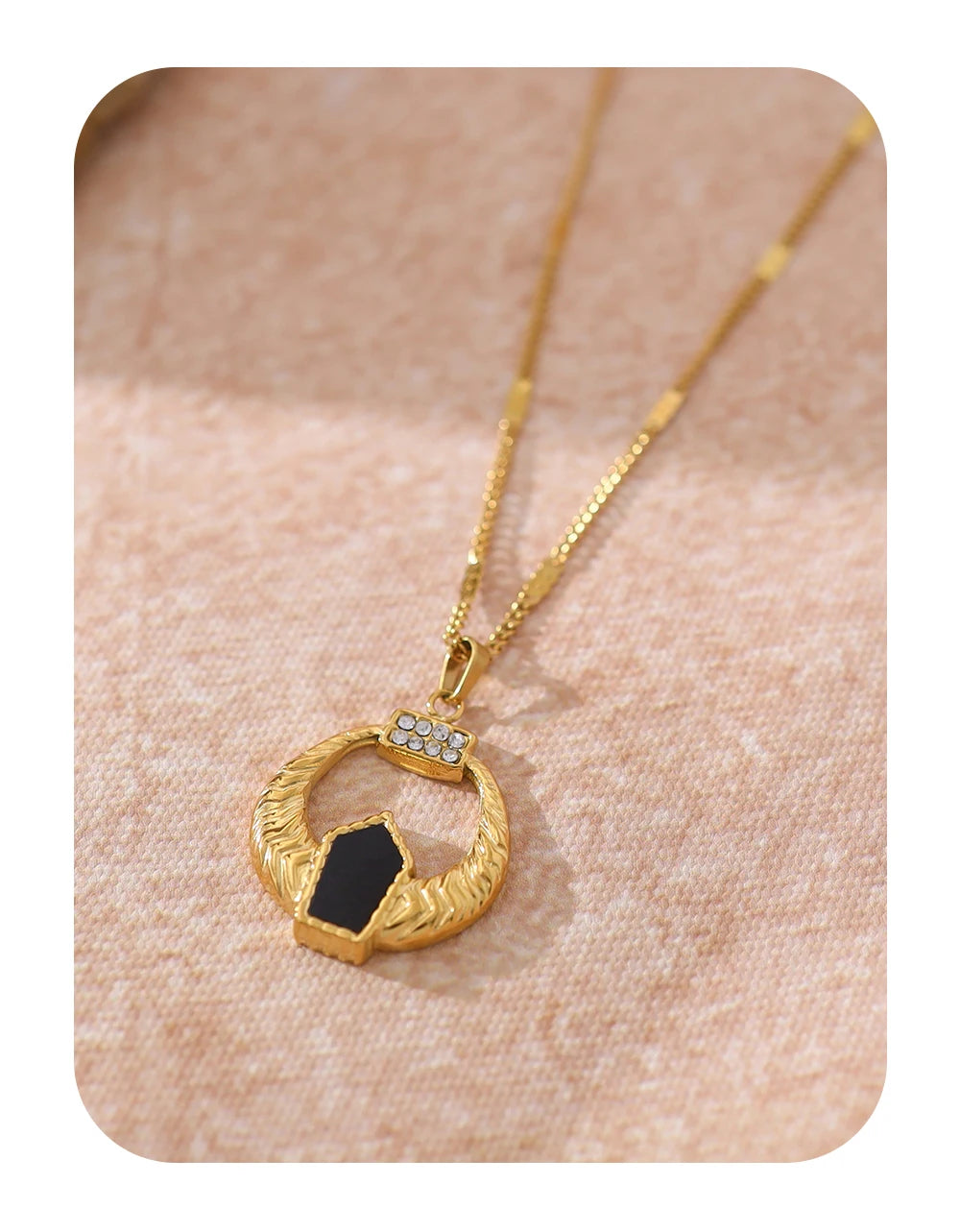 Pendant Necklace — 316L Stainless Steel · PS410