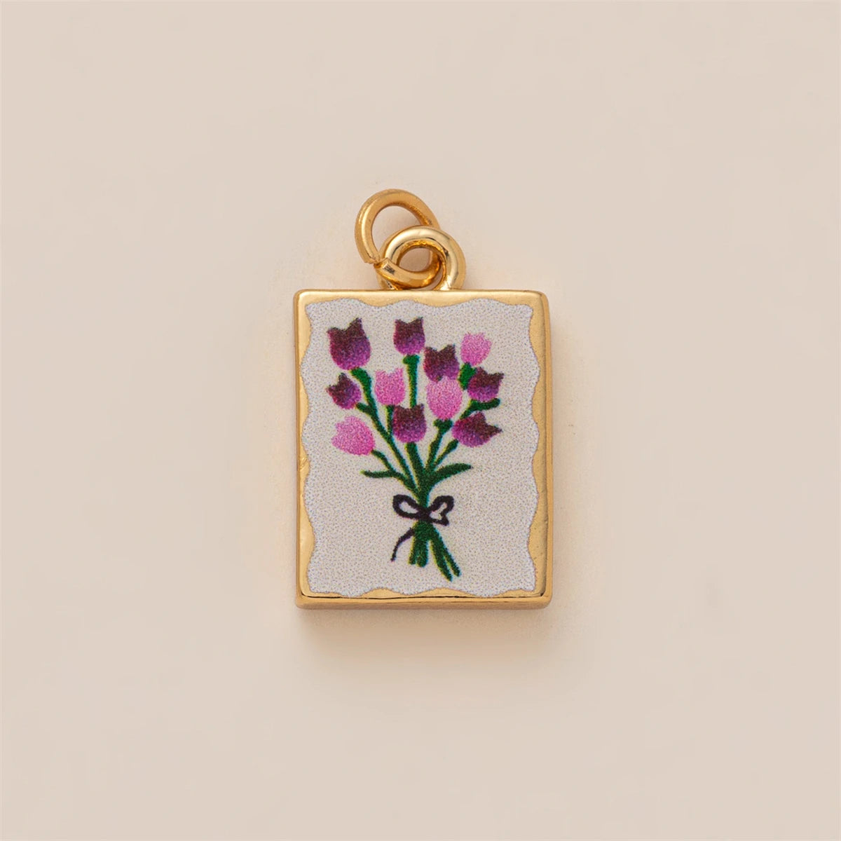 【DIY Pendant】Stainless Steel Animal & Floral Charm Pendant - PS005