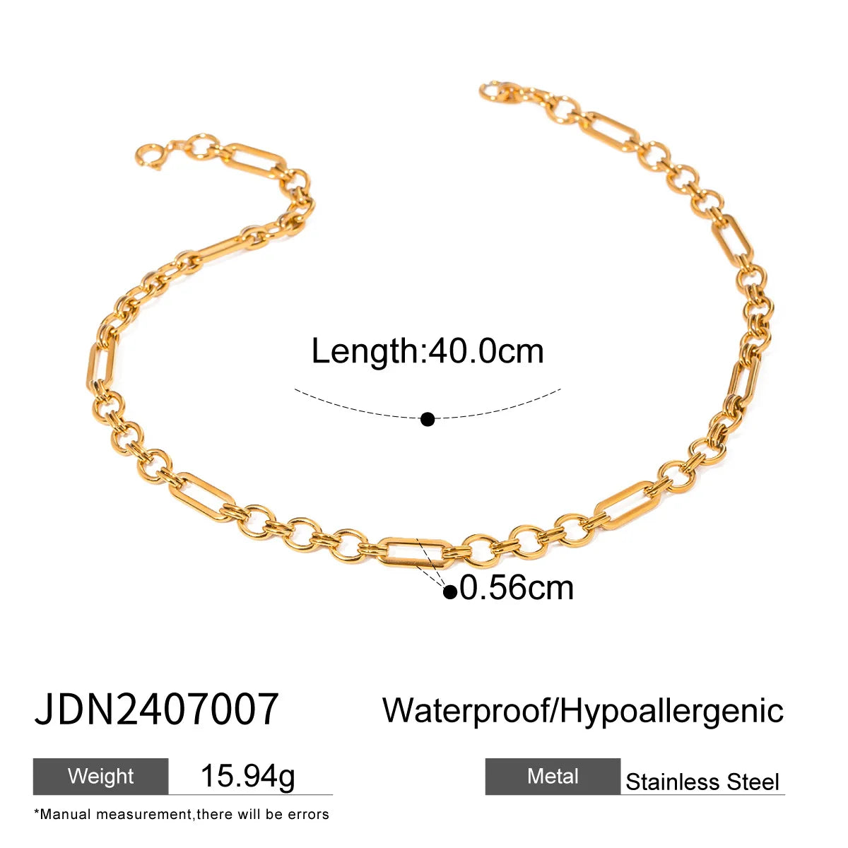 Ocean Charm Layered Necklace — Stainless Steel · PS160