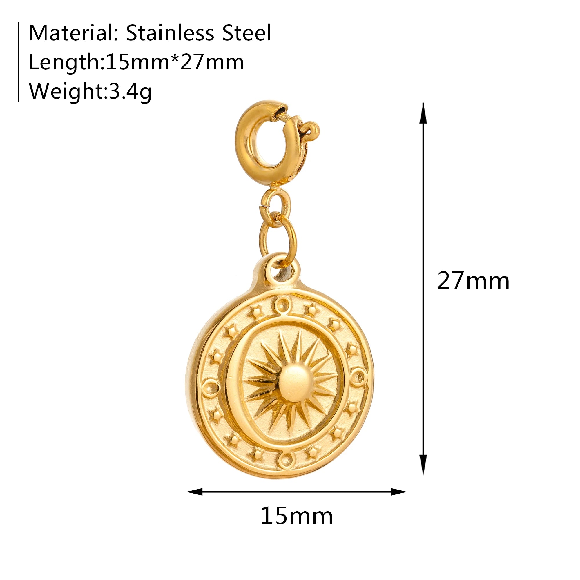 【DIY Pendant】Stainless Steel Charm Pendant - PS022