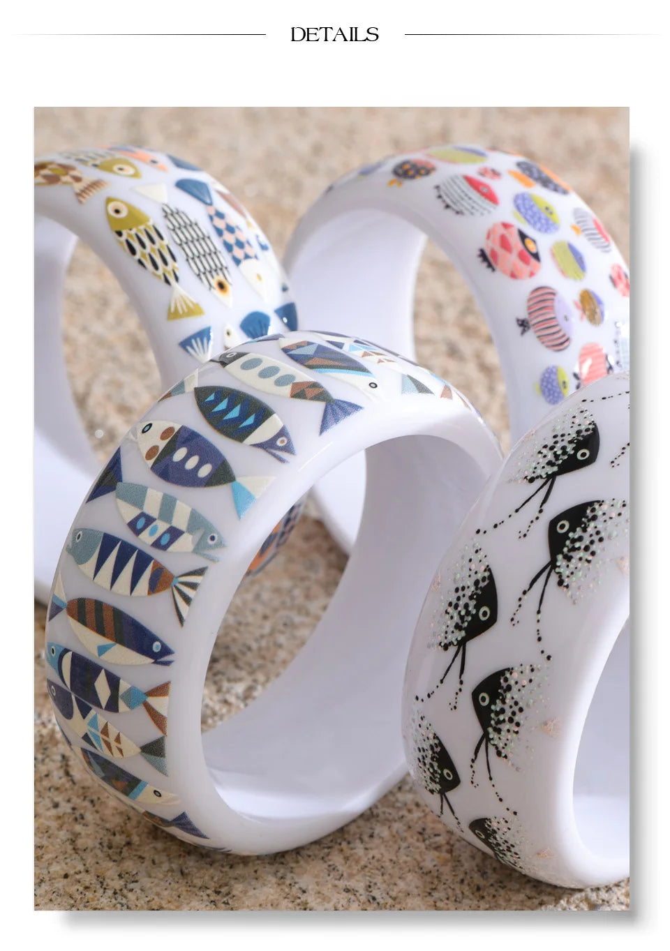 Resin Geometric Bracelet — Resin · PA66
