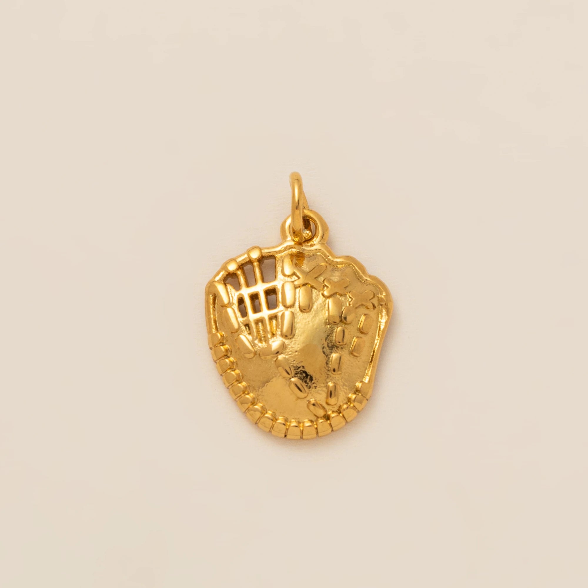 【DIY Pendant】Gold Plated Stainless Steel Sports Charm Pendant - PS024