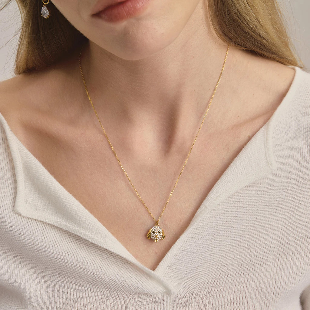 Pet Hug Pendant Necklace — Stainless Steel · PS338