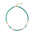 Colorful Acrylic Beaded Necklace — 316L Stainless Steel · PS437