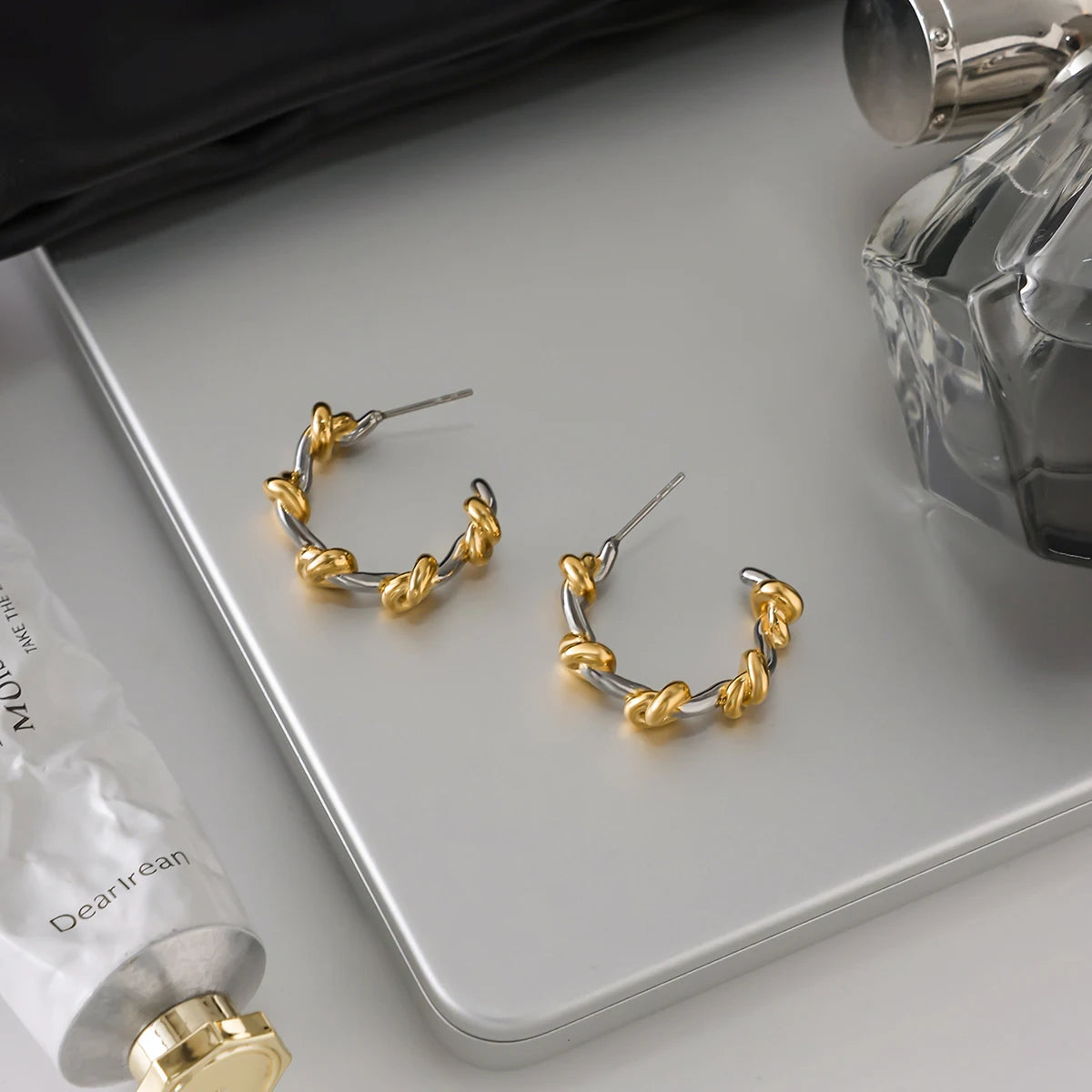 Dancing Figure Drop Earrings — Stainless Steel · PS108