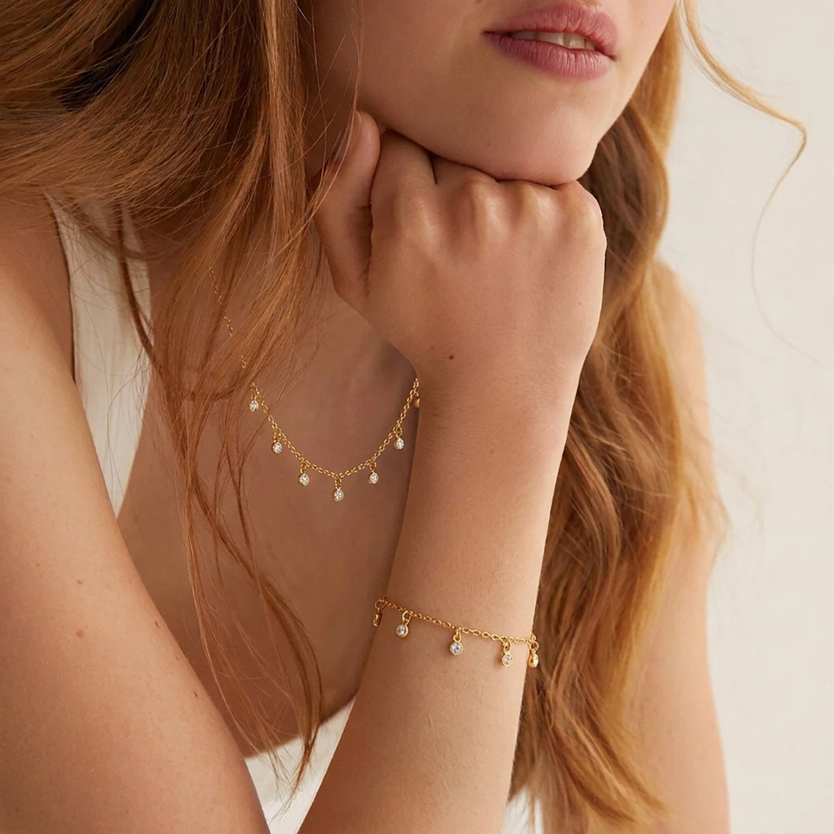 Heart Interlocking Necklace — Stainless Steel · PS315