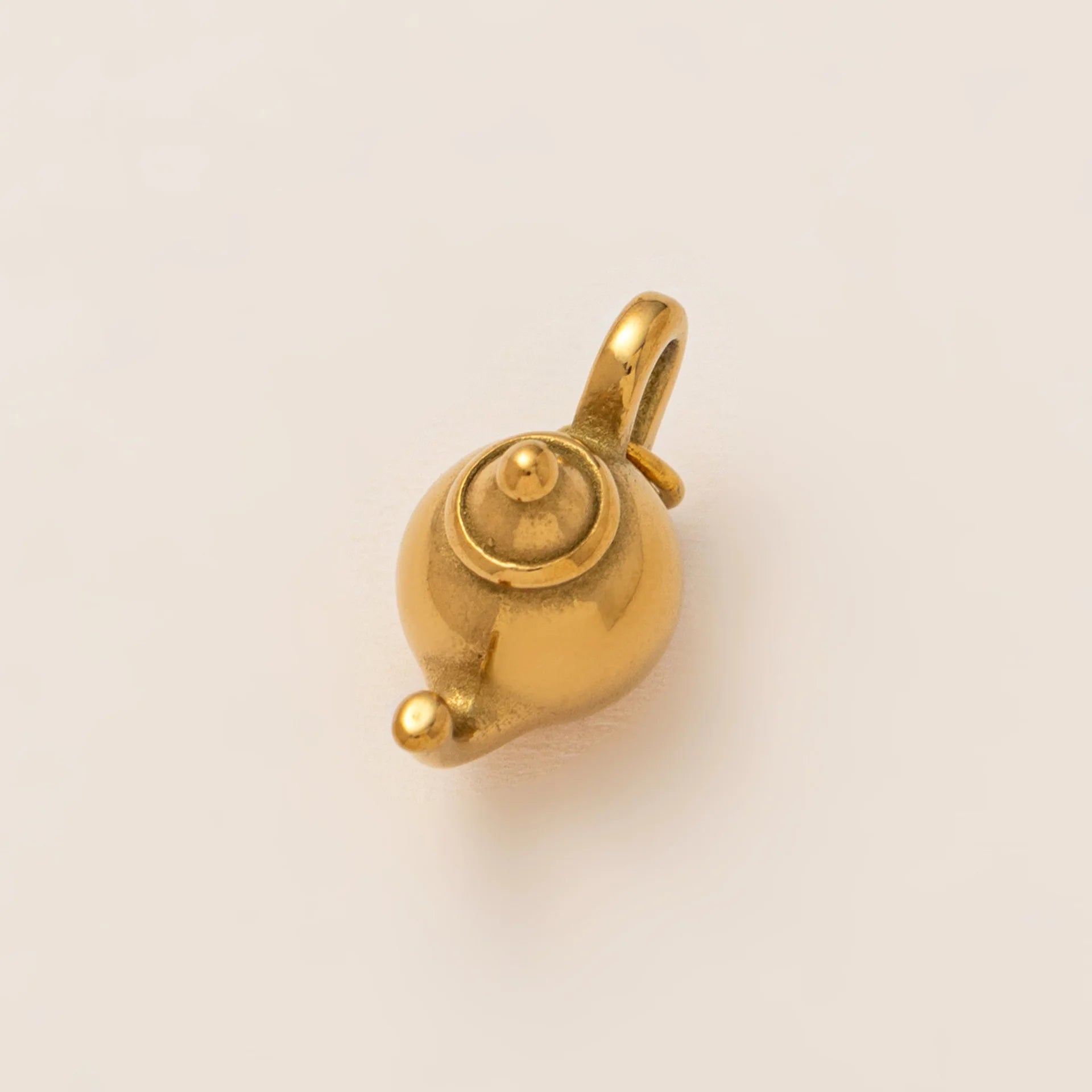 【Charm Necklace】Stainless steel fashionable casual teapot, biscuit, heart pendant, vacuum plated 18K gold color preservation in the furnace