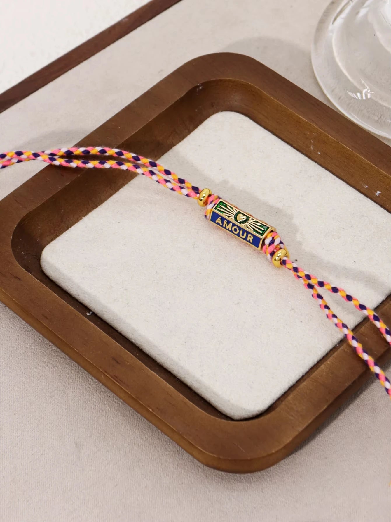 Tribal Style Handmade Braided Rope Pendant Necklace and Bracelet