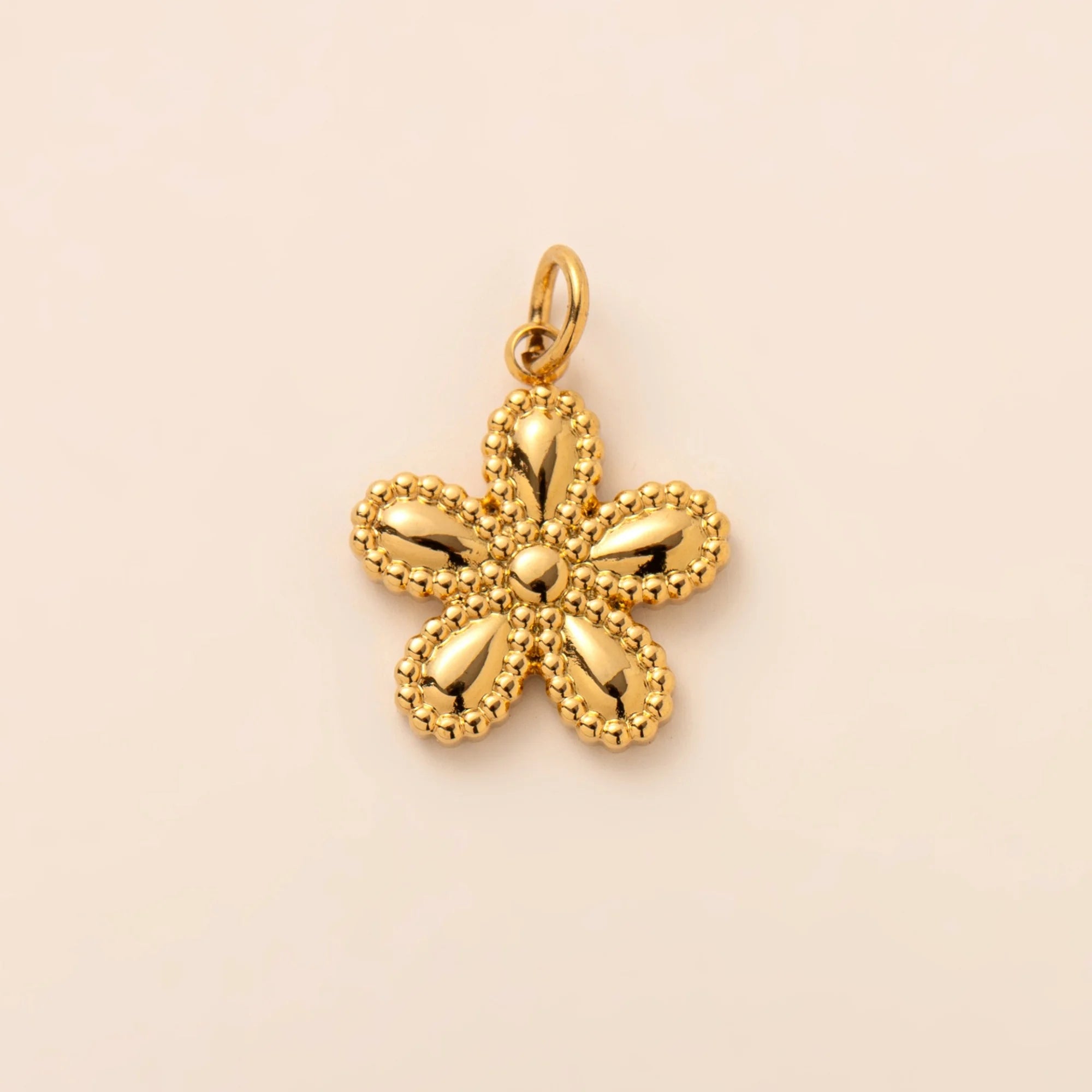 【DIY Pendant】18K Gold Plated Stainless Steel Charm Pendant - PS016