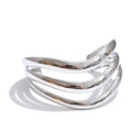 Geometric Layered Bracelet — Gold-Plated Stainless Steel · PS1561