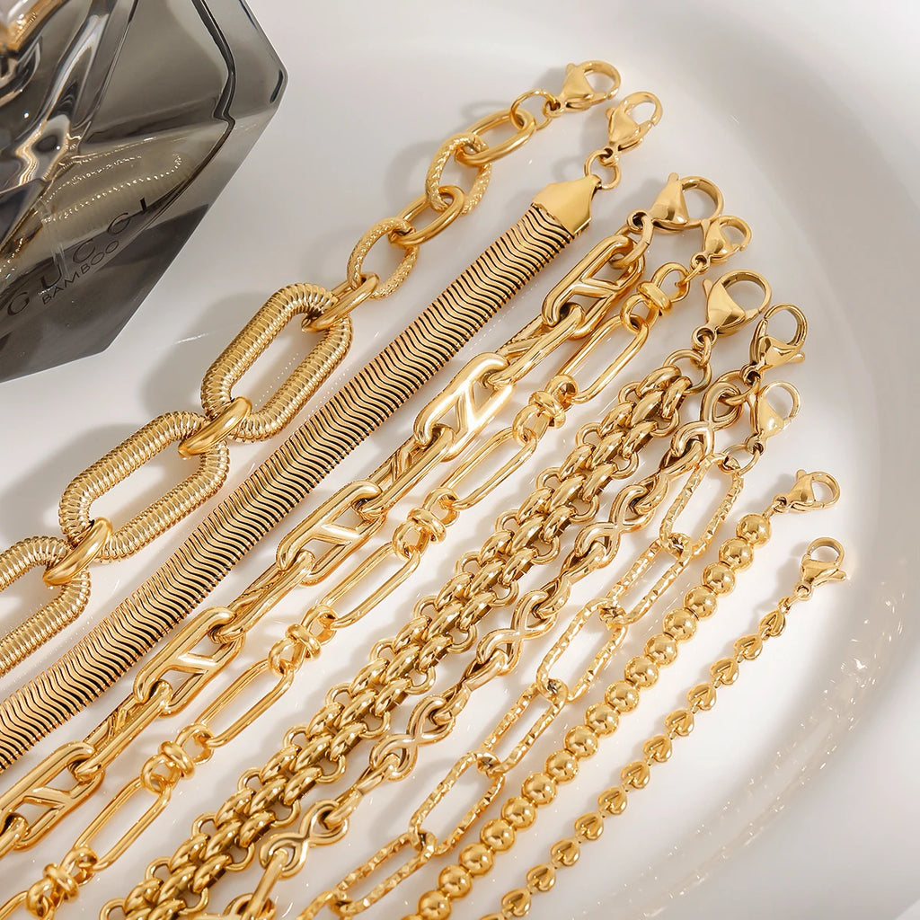Metal Ball Chain Bracelet — Stainless Steel · PS325