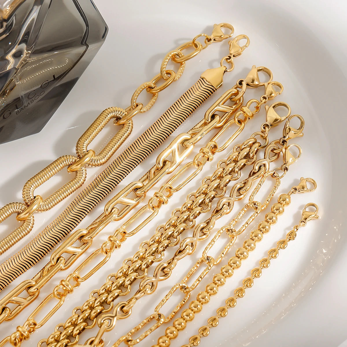 Metal Ball Chain Bracelet — Stainless Steel · PS325