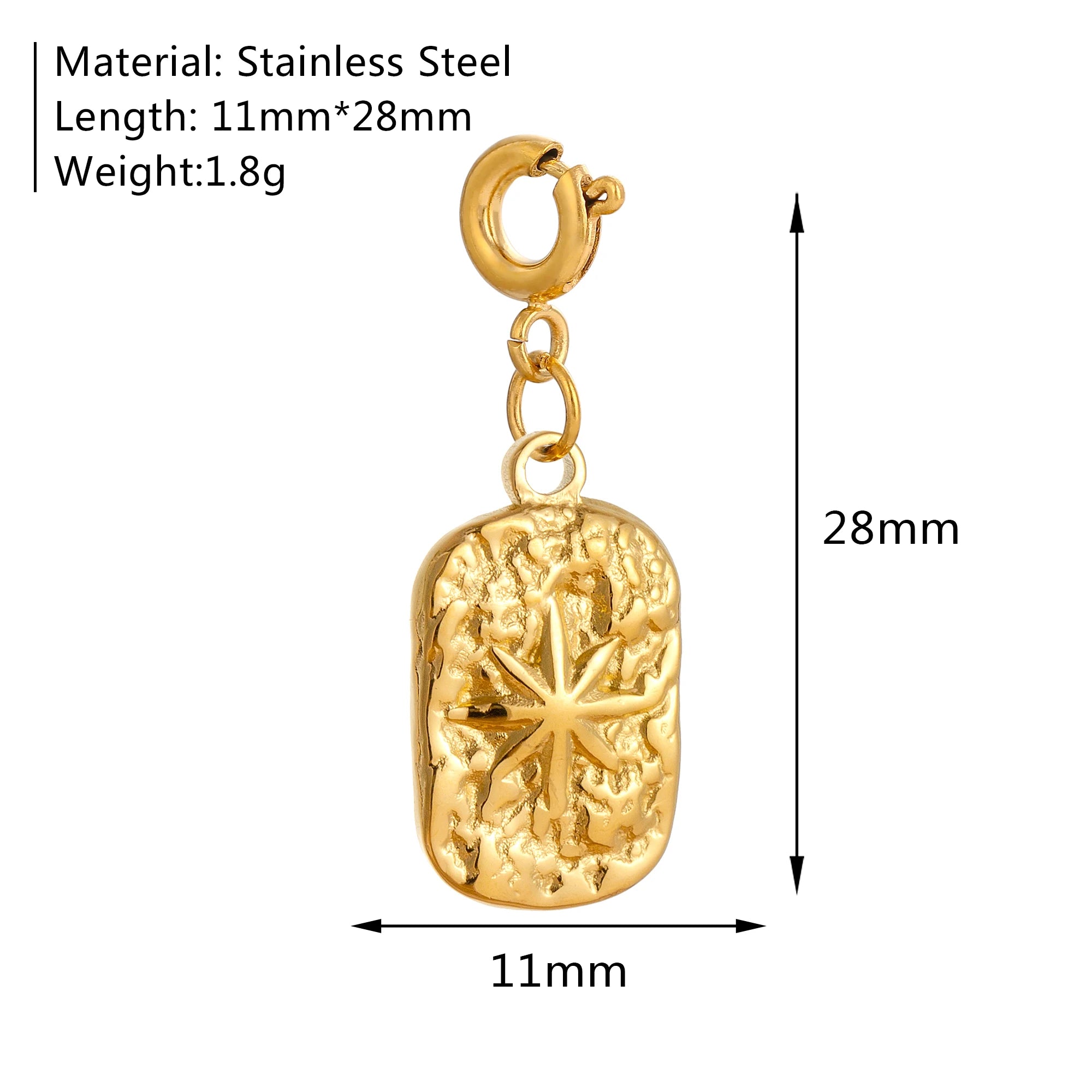 【DIY Pendant】Stainless Steel Charm Pendant - PS022