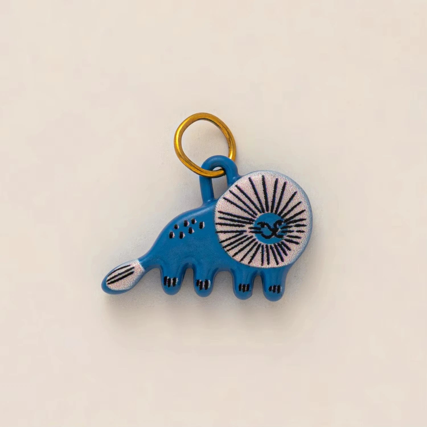 【DIY Pendant】Gold Plated Stainless Steel Bird & Flower Charm Pendant - PS006