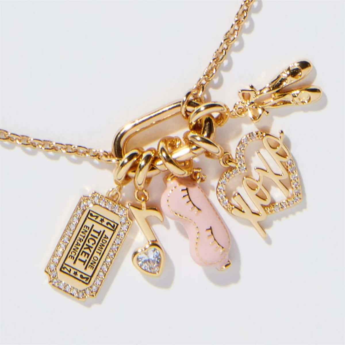 【DIY Pendant】Stainless Steel Zircon Charm Pendant - PS013