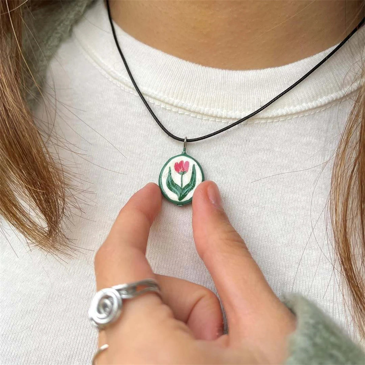 【DIY Pendant】Copper Colorful Charm Pendant - PC012